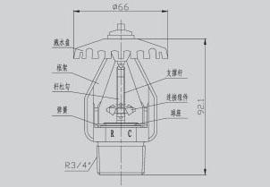 esfr早期抑制快速响应消防喷头k242(上喷)的详细信息